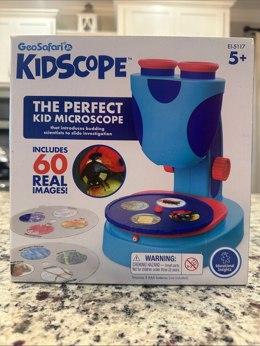 GeoSafari Jr. KidScope Kids Microscope - Blue & Red
